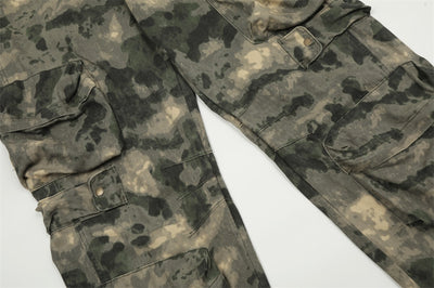 Pantalones de Trabajo Camuflaje Tie-dye Multi-bolsillos para Montaña - Image 31