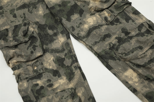 Pantalones de Trabajo Camuflaje Tie-dye Multi-bolsillos para Montaña - Image 31