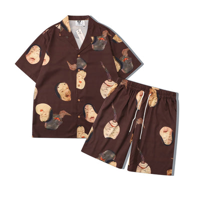 Conjunto Playero Estampado Floral - Camisa Casual Playa - Image 18