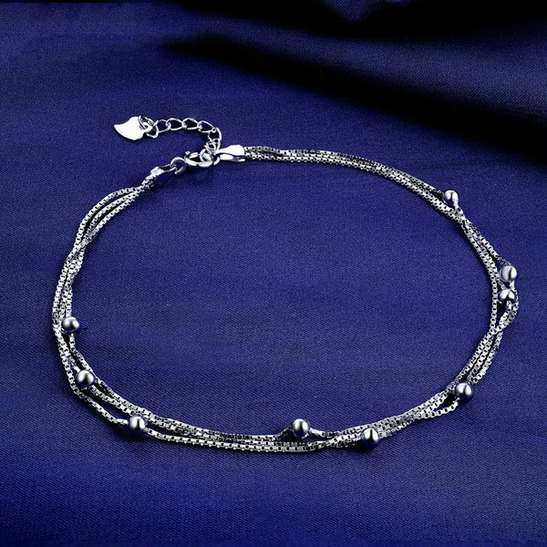 Pulsera Minimalista de Plata 925 Estilo Coreano - Image 4