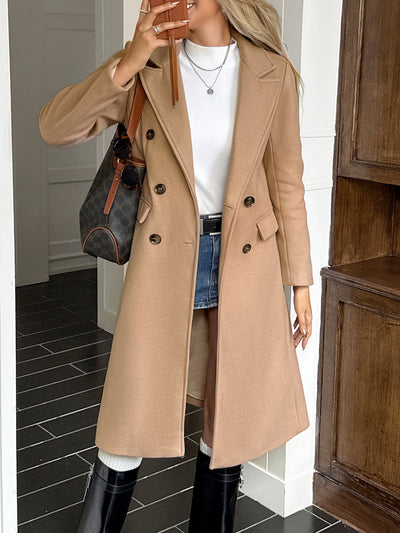 Abrigo Trench Casual de Manga Larga para Mujer - Image 18