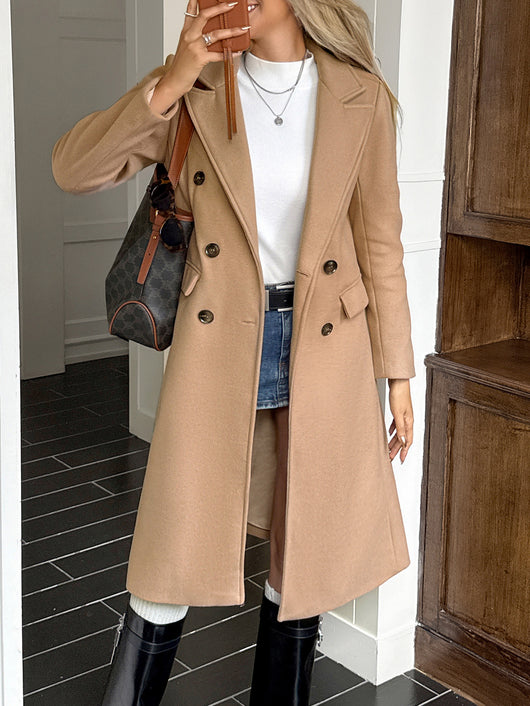 Abrigo Trench Casual de Manga Larga para Mujer - Image 18