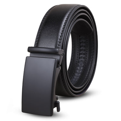 Cinturón de Cuero para Hombre con Hebilla Automática Estilo Coreano - Image 16