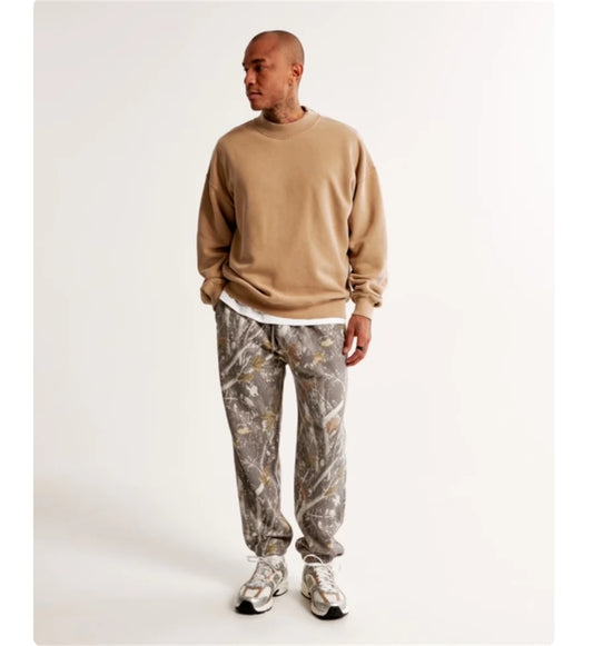 Pantalones para Hombre con Impresión Digital 3D Diseño de Hojas - Image 2