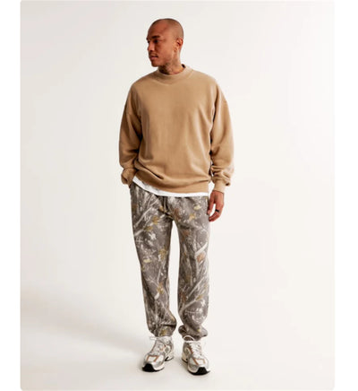 Pantalones para Hombre con Impresión Digital 3D Diseño de Hojas - Image 2