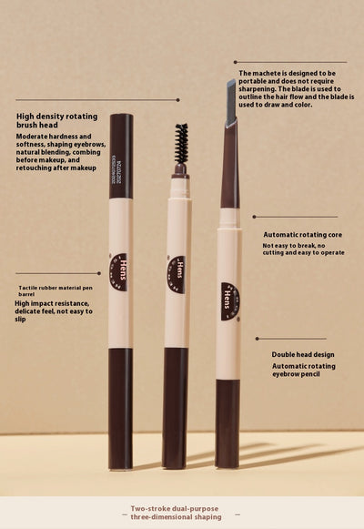 Lápiz de Cejas Doble Punta Ultra Fino Impermeable y Resistente al Sudor - Image 22