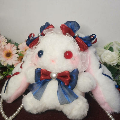 Bolsa Mensajera Peluche Conejo Lop Ears - Diseño Artesanal Adorable - Image 31