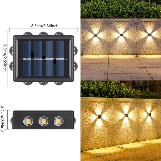 Lámpara Solar de Pared Espejo Convexo para Exterior - Iluminación de Jardín y Villa - Image 7