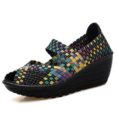 Zapatos Tejidos a Mano sin Cordones para Mujer - Comodidad Casual - Image 7