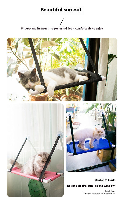 Hamaca Colgante para Gatos con Ventosas - Nido de Cuatro Estaciones - Image 15