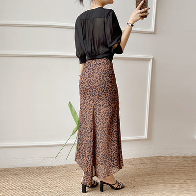 Traje de Dama Leopardo Salvaje - Diseño Personalidad Corazón - Image 2