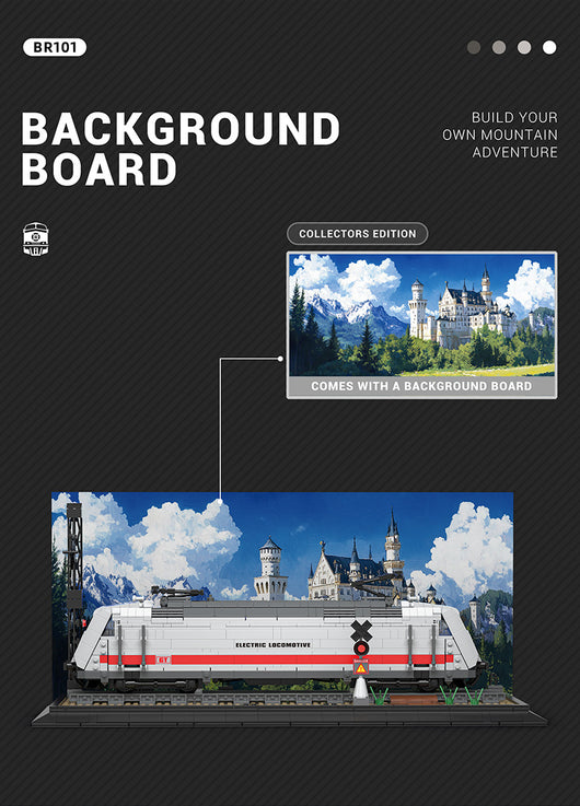Tren a Vapor Modelo Estático - Puzzle de Bloques de Construcción - Image 12