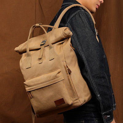 Bolsa de Lona Casual Unisex Estilo Japonés y Coreano - Image 4