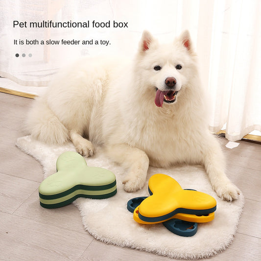 Comedero Interactivo Puzzle para Perros - Juguete Educativo Comedera Lenta con Base Antideslizante