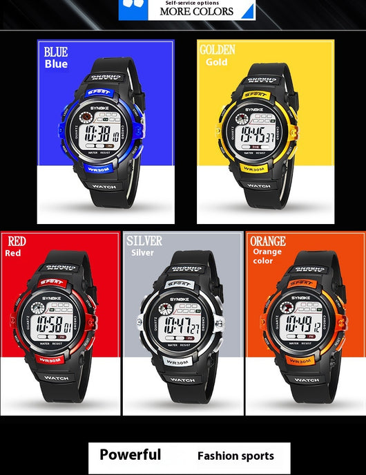 Reloj Deportivo Luminoso Resistente al Agua para Estudiantes - Image 12