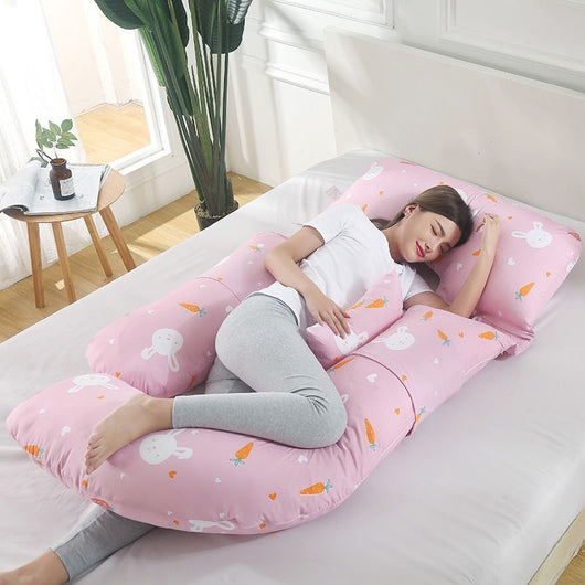 Almohada Maternidad Protección Cintura Tipo U para Dormir de Lado - Image 21