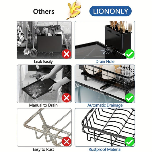 Escurridor Organizador Multiusos para Platos, Tazones y Cubiertos - Image 21