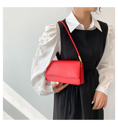 Bolso de Hombro Retro con Textura Trendy - Image 16