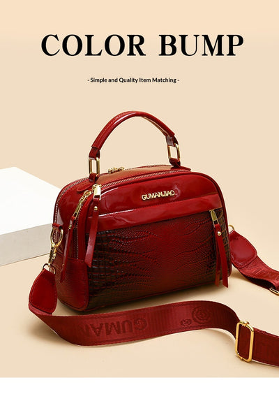 Bolso Mamá Grande de Capacidad Amplia - Bolsa Práctica Mujer Color Sólido - Image 11