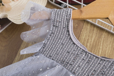 Vestido de Niña con Lentejuelas y Malla Brillante - Image 27