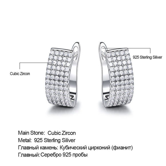 Aretes de Plata Esterlina 925 Retro Europeos Elegancia Sofisticada