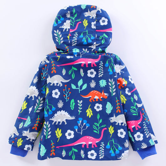 Chaqueta Impermeable con Capucha - Diseño Floral Resistente al Viento - Image 20