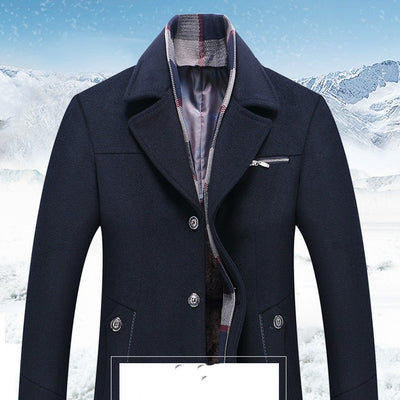Abrigo de Lana Acolchado para Hombre - Otoño e Invierno - Image 2