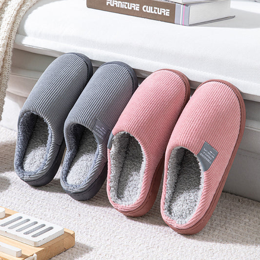 Pantuflas de Algodón Cálidas para Interior en Invierno