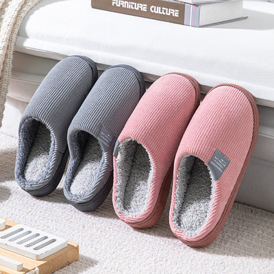 Pantuflas de Algodón Cálidas para Interior en Invierno