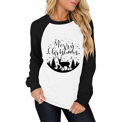 Suéter Raglan Casual para Mujer con Estampado y Combinación de Colores - Image 6