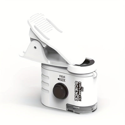 Microscopio Portátil 60x con Adaptador para Celular y Luz LED - Image 7