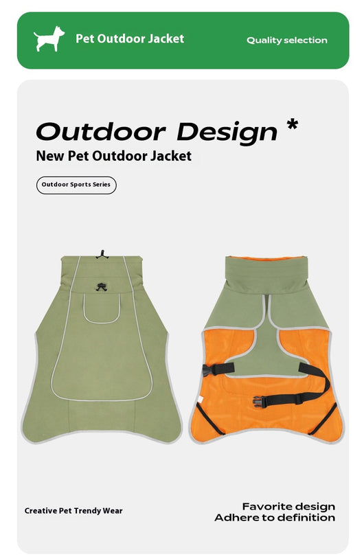 Abrigo Impermeable para Perros Grandes - Gabardina Protectora Dual - Image 13