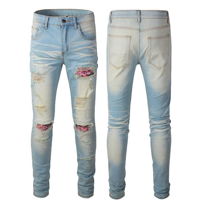 Jeans Slim Fit Efecto Desgastado INS - Image 8