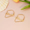 Aretes Cuadrados Irregulares Brenda para Mujer