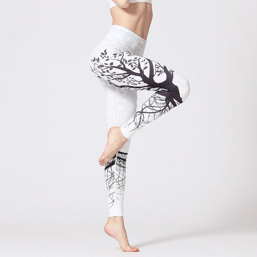 Leggins Deportivos Yoga con Estampado Digital de Secado Rápido para Mujer - Image 5