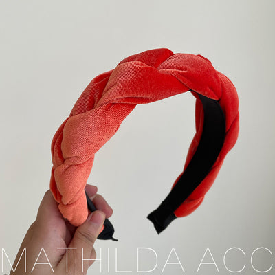 Diadema Trenzada de Oro Sólido Vintage con Textura Embossed - Image 10