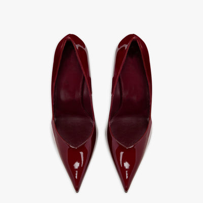 Zapatos de Tacón Grueso Charol Punta Fina - Elegancia Moderna para Verano - Image 3