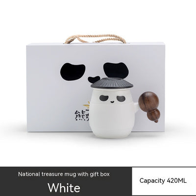 Taza Térmica Panda Hero con Tapa - Vaso para Agua y Bebidas - Image 8