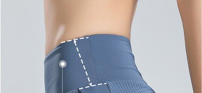 Pantalones Deportivos Yoga Transpirables con Diseño Dos Piezas - Image 8
