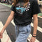Playera Vintage Clásico Americano para Mujer