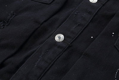 Chaqueta Denim Suelta con Solapa Tipo Abrigo - Image 20