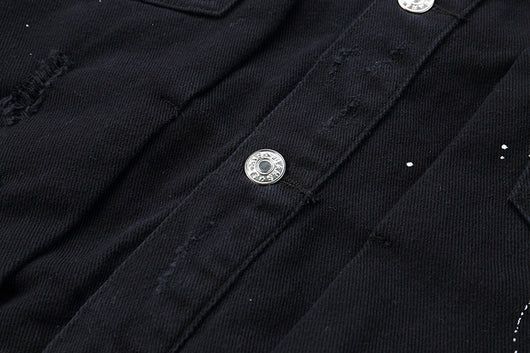 Chaqueta Denim Suelta con Solapa Tipo Abrigo - Image 20