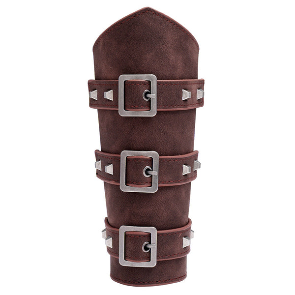 Pulsera de Cuero Punk para Motociclistas - Estilo y Personalidad