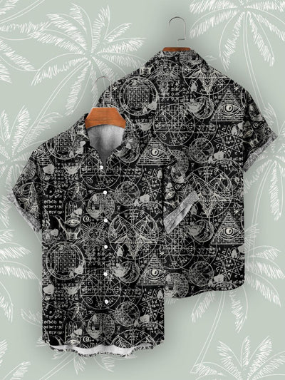 Camisa Vintage Playa Hombre Estampado Digital 3D - Image 5