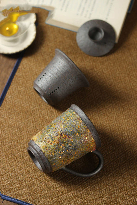 Taza de Té Cerámica Artesanal Estilo Japonés con Tapa - Image 10