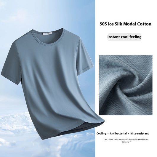 Playera Modal Ice Silk de Manga Corta para Hombre - Tecnología Refrescante - Image 17
