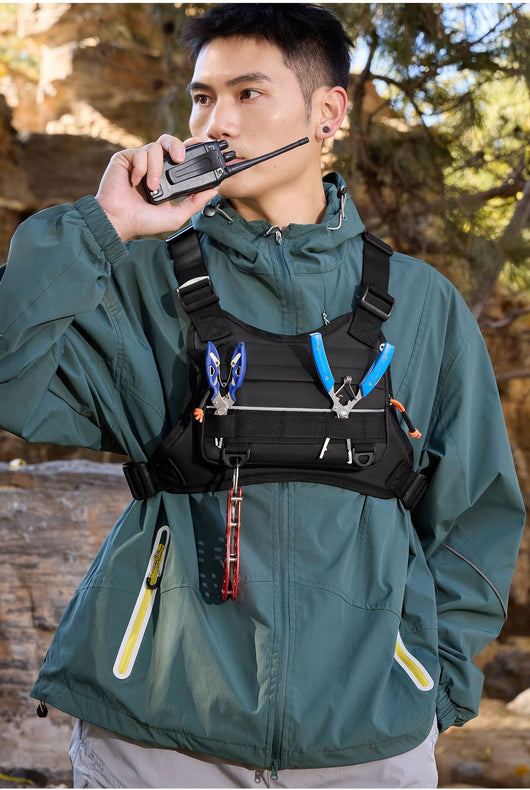 Chaleco Funcional Deportivo con Bolsillos y Mochila Integrada para Viajes - Image 8