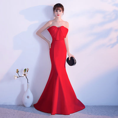 Vestido Tubo Ajustado con Falda Sirena - Image 11