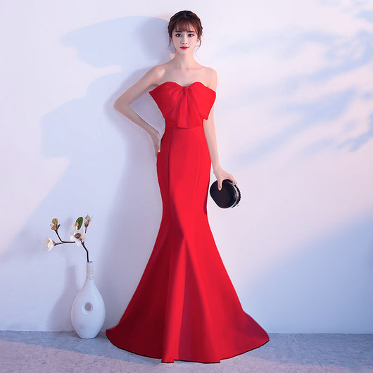 Vestido Tubo Ajustado con Falda Sirena - Image 11