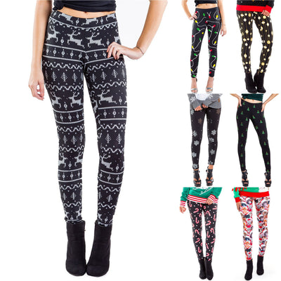Pantalones Slim Fit Estampado Navideño - Image 19